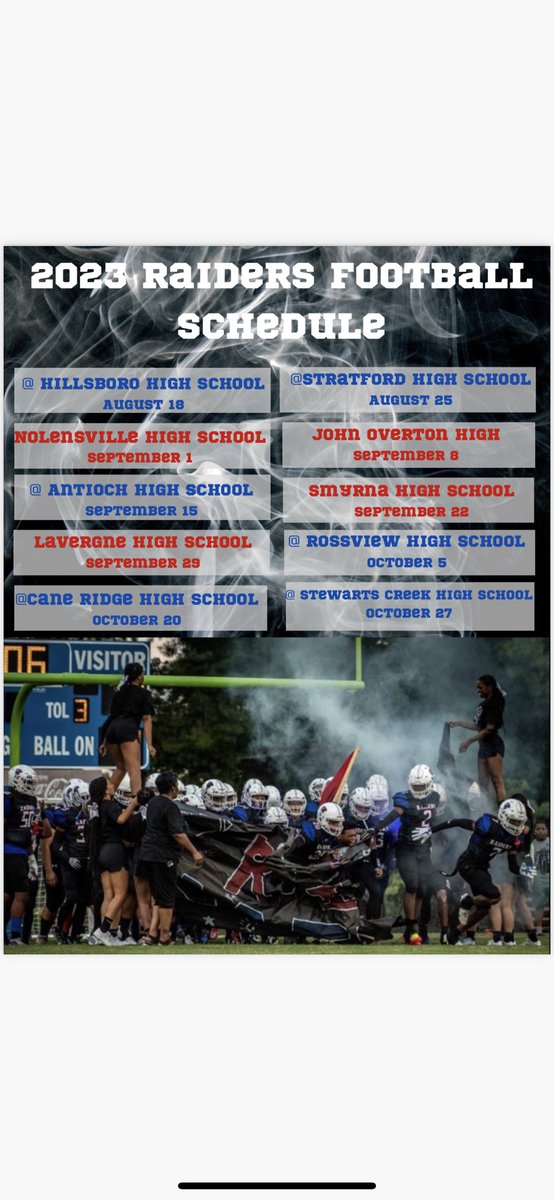 2023 🏈 loading… #McRaiders #ActionsNotWords