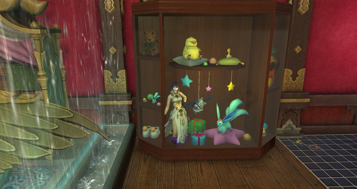 ember_brielle's tweet photo. May have gotten a liiiitle too in to decorating.  Cute Miqo'toy? https://t.co/lc3iThkJDD
