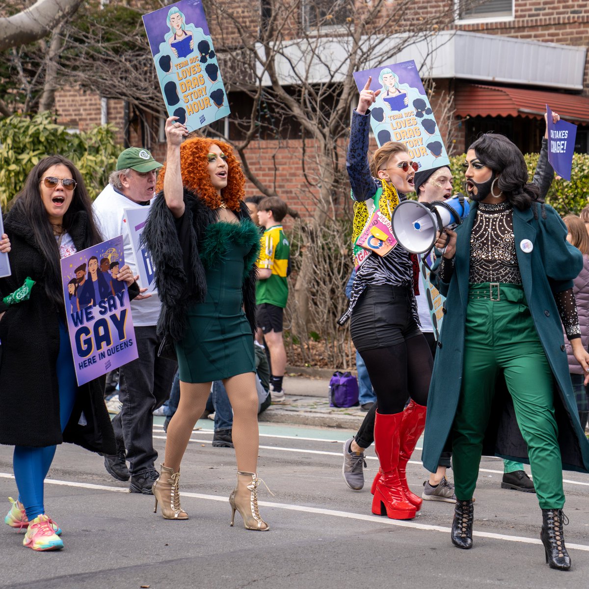 Enjoyed my afternoon at the St. Patrick's Day parade in Sunnyside, Queens.
