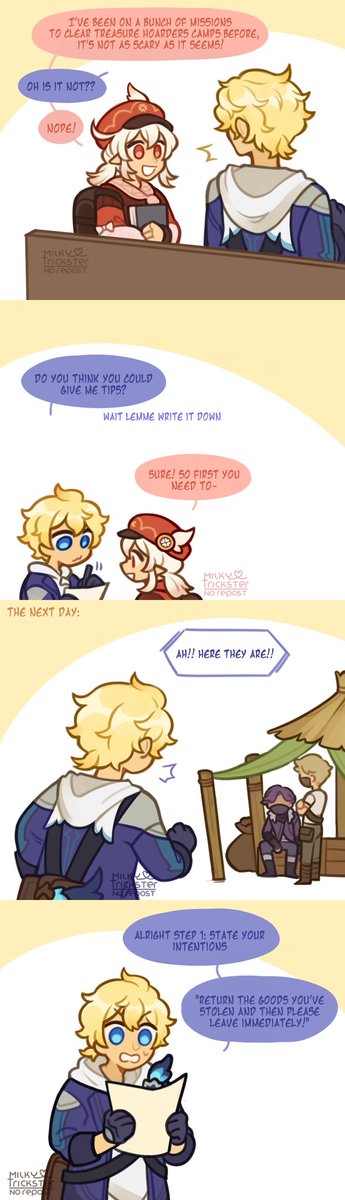 It's the intention that counts? (' . .̫ . `)
#Genshinlmpact #Klee #Mika