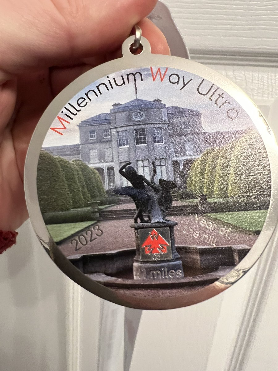 robmayor's tweet photo. Millennium Way Ultra Marathon. 65km/41miles (gps gave up near the end.) 10km seemed a very long way 18 months ago. You’ve got more in the tank than you think! #Ultramarathon #Milleniumway #Running https://t.co/WQfuj0nV2r