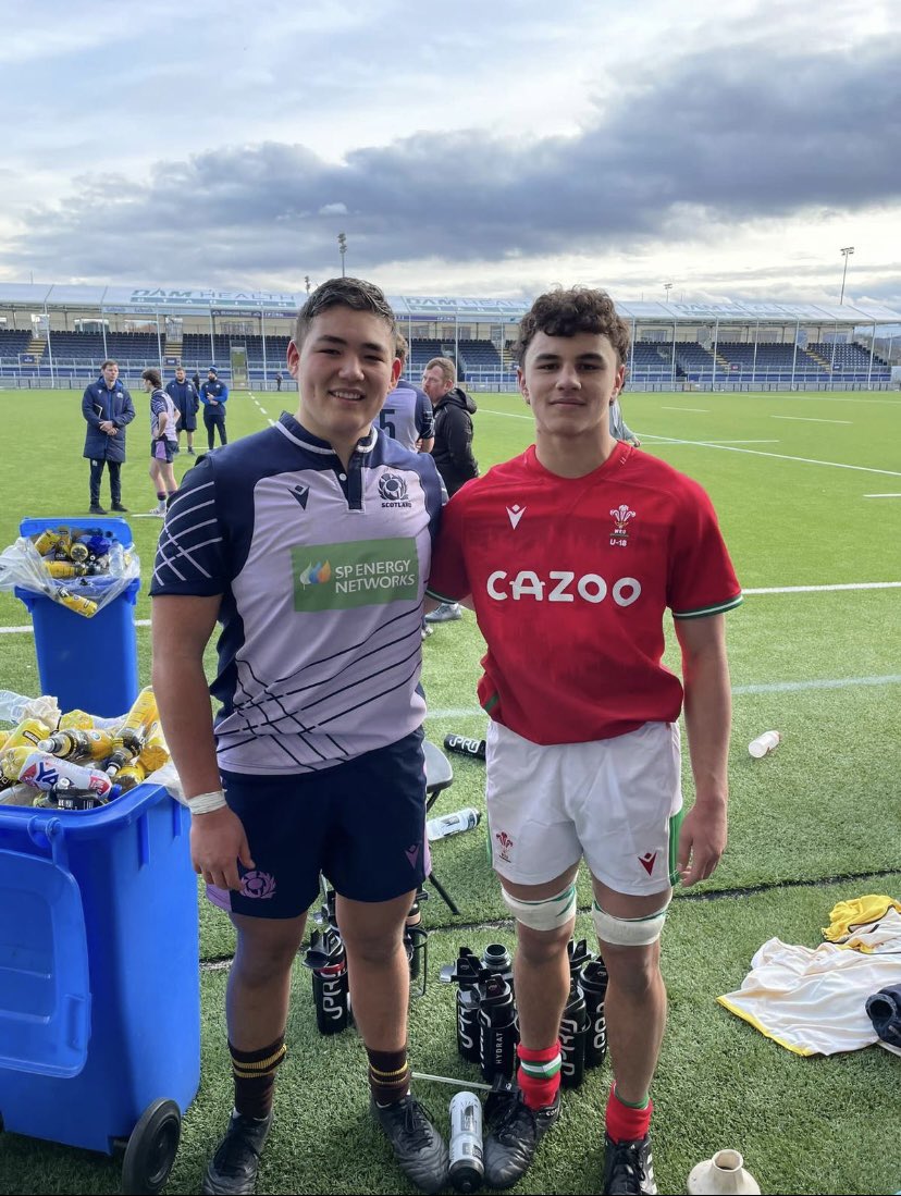 Well done to both Kane and Keita for representing Wales u18’s and Scotland u18’s respectively. Great achievement 👏 #bleedbrown