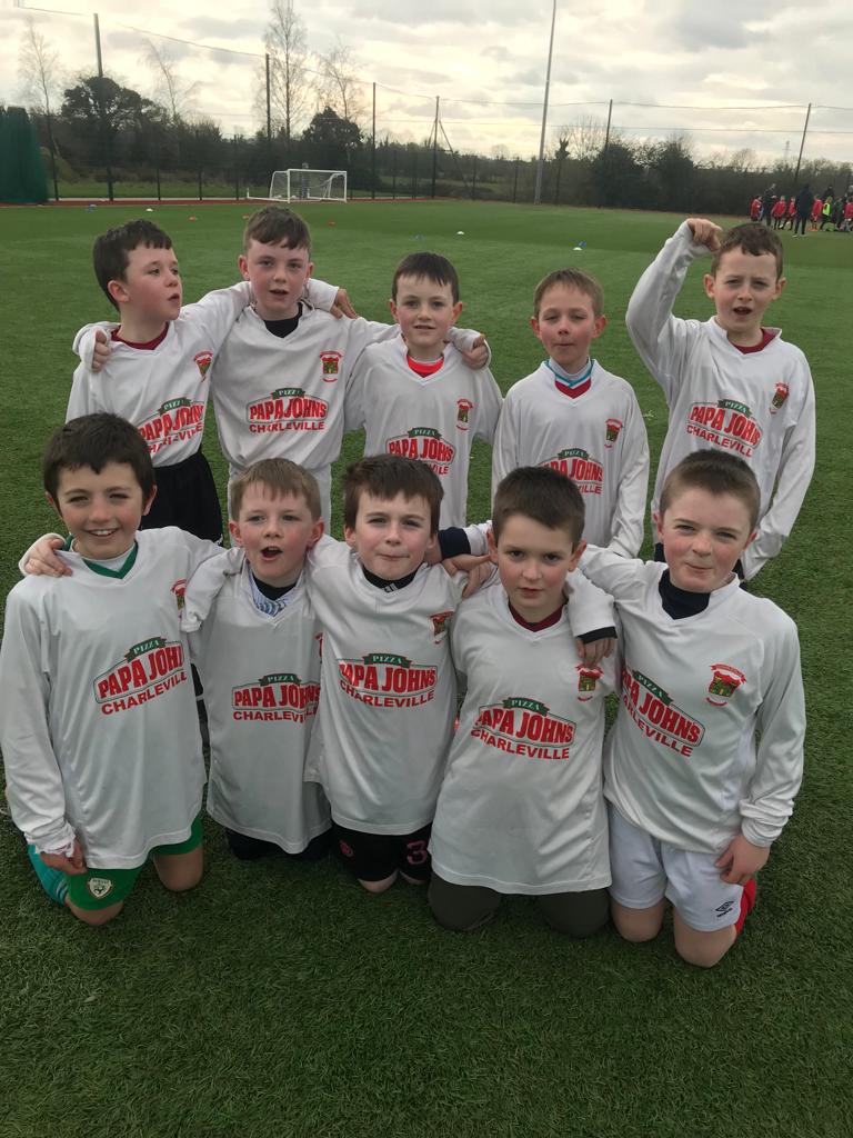 Charleville AFC u9 boys pictured in hospital today, some great games contested by the teams, well done Boys