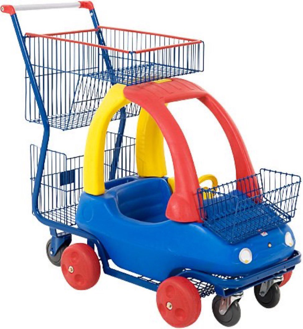 minha vida começou a dar errado quando eu percebi que não cabia mais dentro desses carrinhos de supermercado