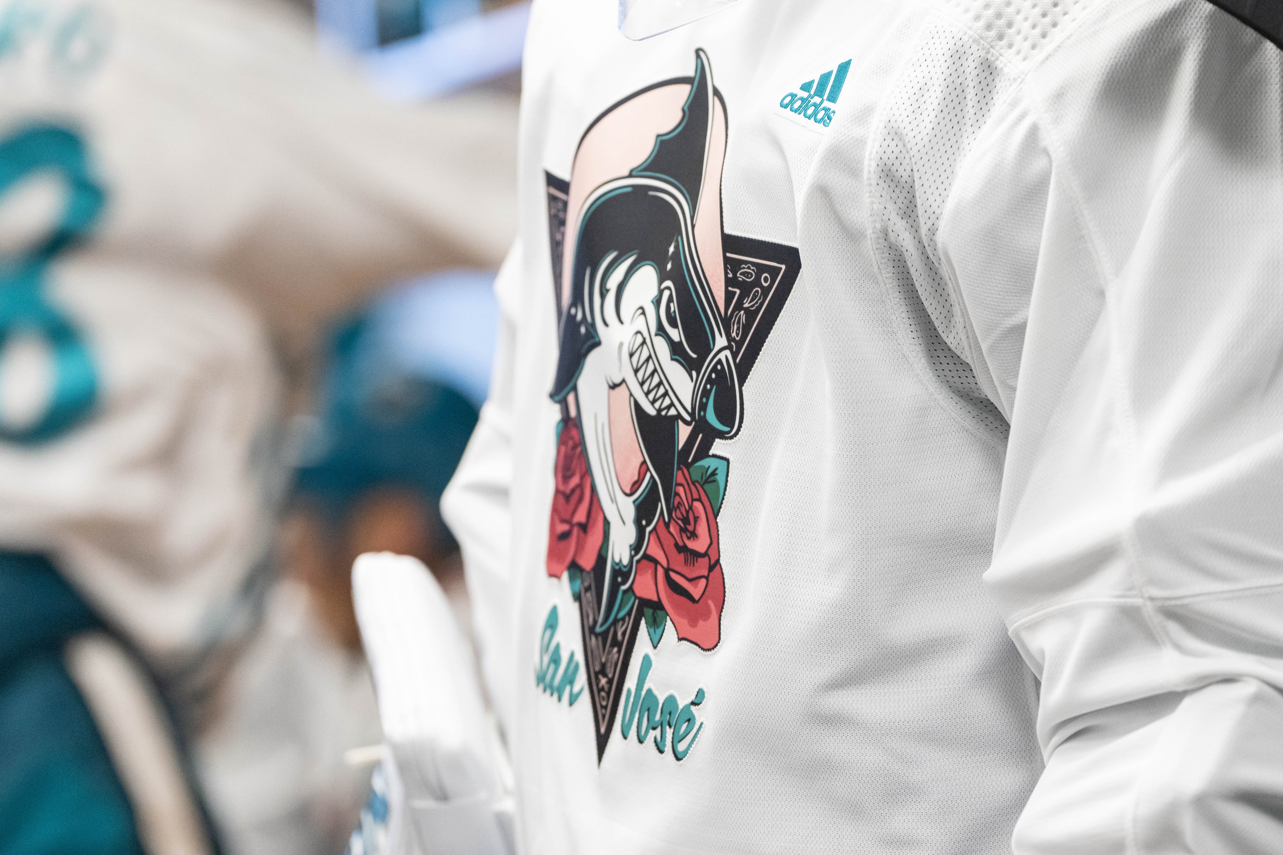 San Jose Sharks on X: Love wins & so does this jersey😍 🏳️‍🌈🏳️‍⚧️  Tonight's jersey auction benefitting @acsteens is now live! Bid for your  very own Sharks Pride warmup jersey! 