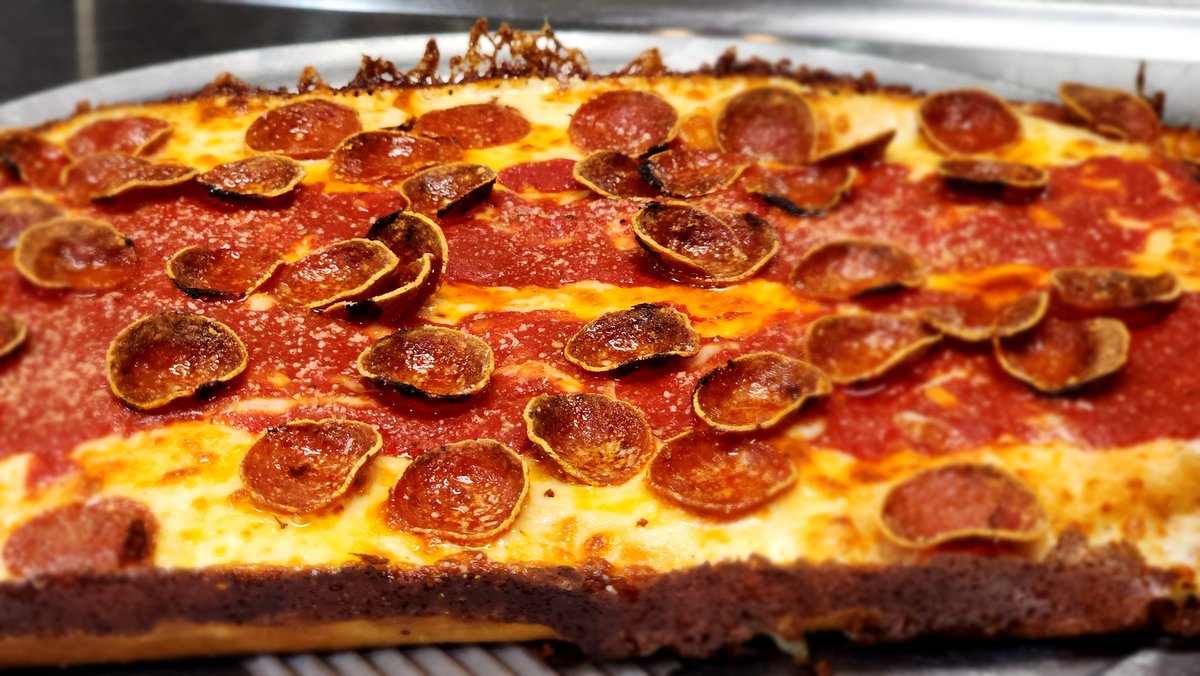 BakersPizza98's tweet photo. Coming Thursday to a Baker's Pizza near You! #detroitstylepizza https://t.co/Y42aC6qeXG