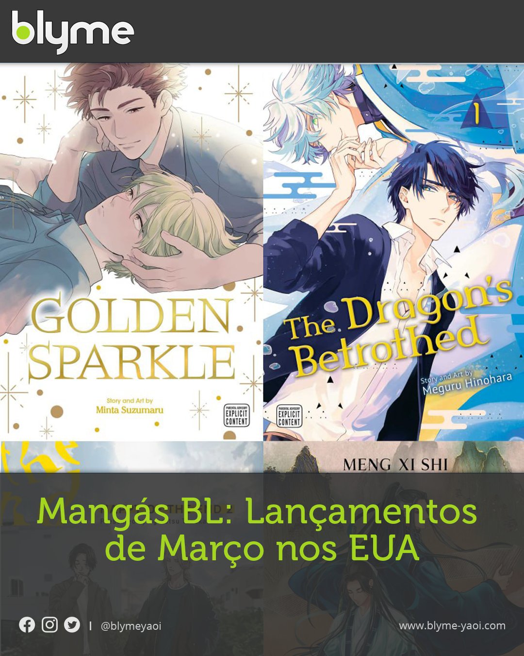 Mangás BL: Lançamentos de Julho no Brasil – Blyme Yaoi