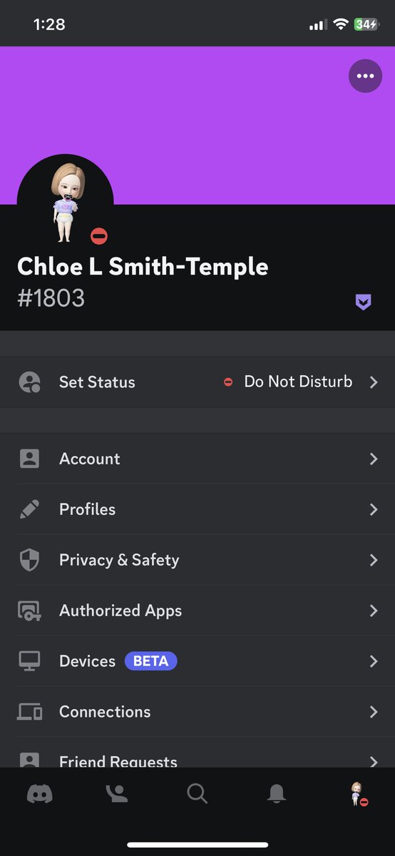 ChloeLynnSmith9's tweet photo. I have made a new account on Discord, but I will use this more than my other one, maybe. https://t.co/C2eAOHAp00