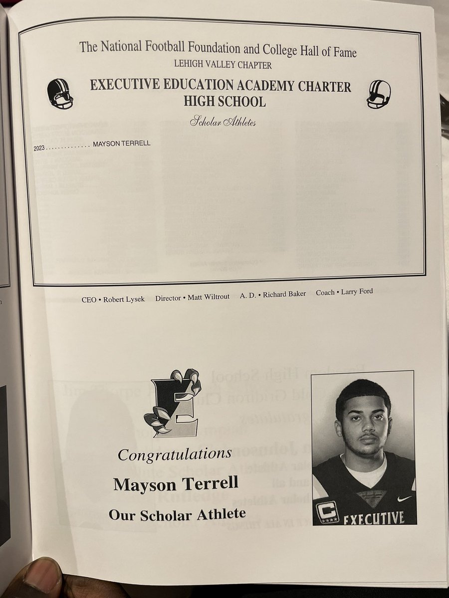 EEACS_CoachFord's tweet photo. Put some respect on my guys name. Lehigh Valley Scholar Athletics banquet. Mayson Terrell is the definition of student athlete. He currently has a 4.0 GPA and will be attending Eastern University. Congratulations Mayson. @MaysonTerrell2 https://t.co/Kua06AuEUl