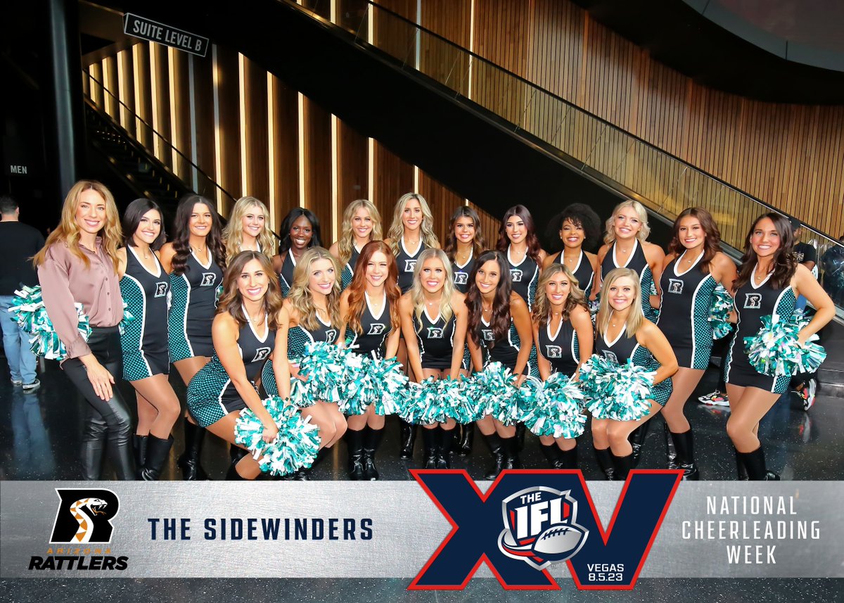 The Rattlers are used to having the ninth man in the stands, but every time they step on the field, they have the sidewinders cheering them on. #NationalCheerleadingWeek