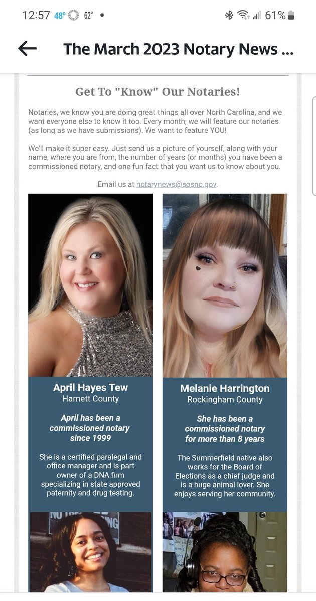 Melanie0311's tweet photo. I made the #ncnotary #newsletter
#sosnc 1🥰🥰🥰 #ncboardofelections https://t.co/CorC0UMvJ3