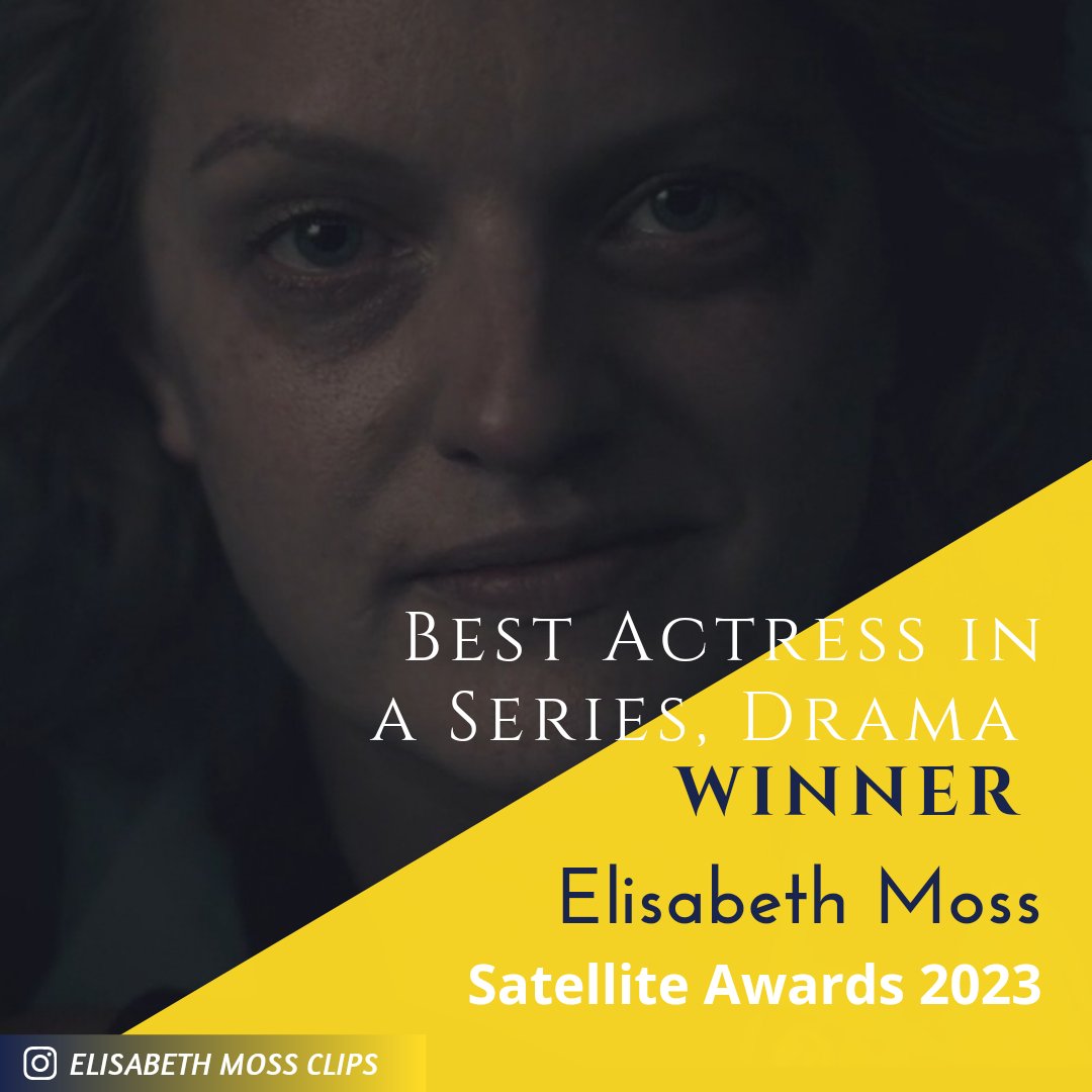 Glad her performance in S5 was recognized. She acted her ass off, it's one of her best seasons as June but ppl getting used to it and to the show is making her incredible job go unnoticed, so underrated... Thanks @SatelliteAwards, you ppl KNOW! #ElisabethMoss