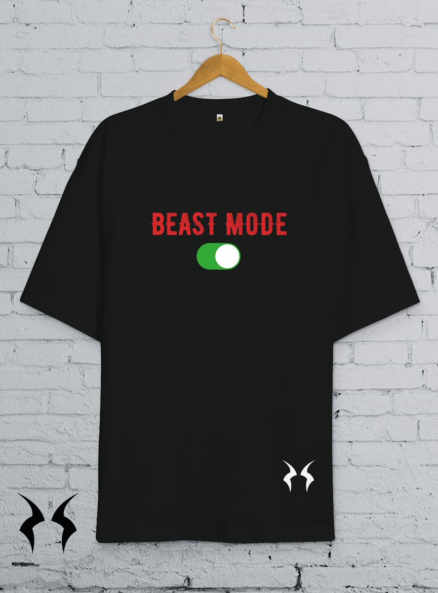 İdmanda canavar modunu açanlar için tasarlandı🔥 ⚠️ 

#beastmodeon oversize tişört stoklarımızda ‼️

✅unisex
✅pamuklu
✅yeni teknoloji DTF baskı

👉sipariş için sitemizi ziyaret edebilirsin.

#idman #gym #powerliftingturkey #vücutgeliştirme #spor #oversizetişört #sporgiyim