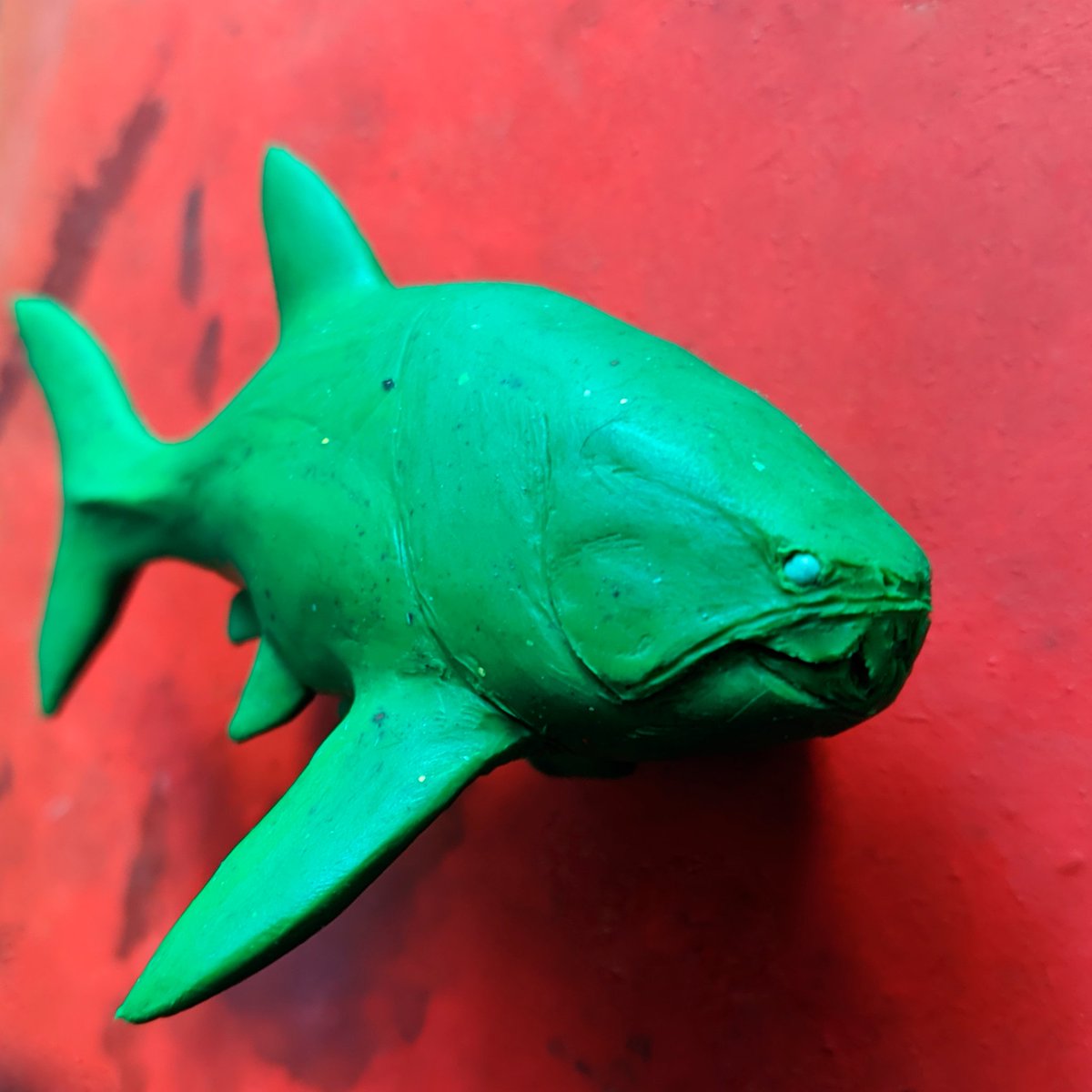 TiempoTitanes's tweet photo. The sculpture 💅🏻
#dunkleosteus #dunkleosteusterrelli #prehistoricfish #placoderm #placoderm  #dinosaurios #dinosaurio #dinosaur #dinosaurs  #prehistoricplanet #walkingwithdinosaurs #paleoarte #paleoart #megalodon   #palaeoart  #seamonsters  #mosasaurus #sculptureart https://t.co/QKiBTub15v