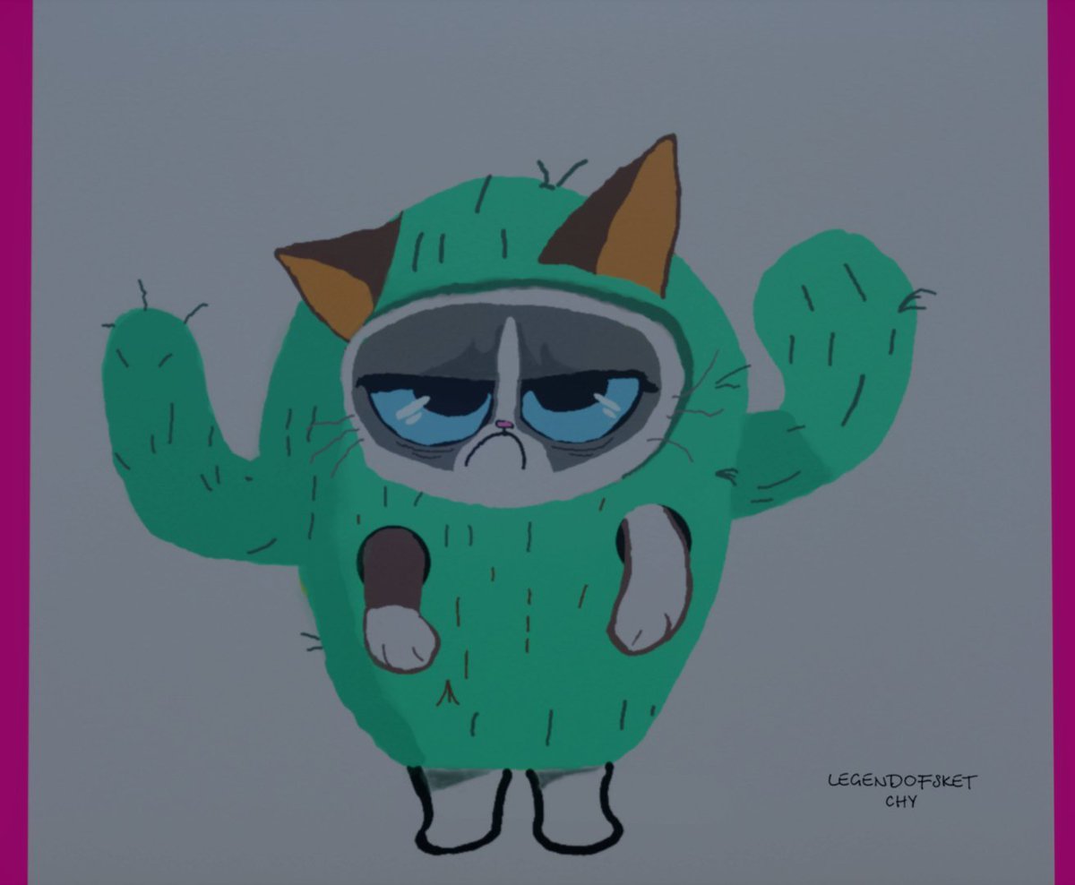 Darren W (@legendofsketchy) on Twitter photo Hey Dreamers Here is my latest painting I finished earlier "Catcus" πΊπ΅ #painting #art #cat <a href="/mediamolecule/">Media Molecule</a> Hey Dreamers Here is my latest painting I finished earlier "Catcus" πΊπ΅ #painting #art #cat <a href="/mediamolecule/">Media Molecule</a>