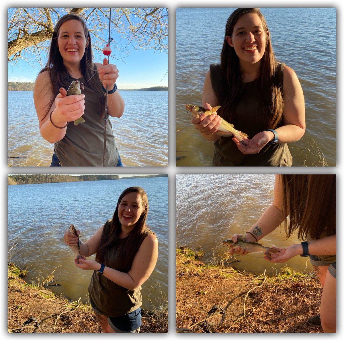 First time fishing Oconee lake! I was beyond tickled to reel in a kitty, as I’m sure you can tell!
#fishinglife #sober #grateful