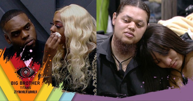BigBroAfrica's tweet photo. #BBTitans evictions hit hard for Yvonne and Khosi. 😑