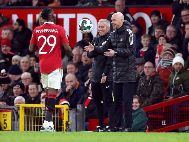 Wan-Bissaka didn’t start in: -4-0 loss vs Brentford -6-3 loss vs City -7-0 loss vs Liverpool But started in: -2-1 win vs City - 2-1 win vs Barca - 3-0 EFL SF vs Forest And played a vital part in the Cup final win Under appreciated.