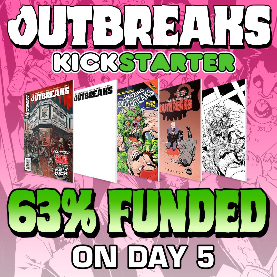 63% funded so far!

My passion project, OUTBREAKS, is live right on Kickstarter right now and I need YOUR HELP to turn this book into a reality.

Here is the Kickstarter:

kickstarter.com/projects/speec…

Read the first 5 pages for FREE at:
speechcomics.com
