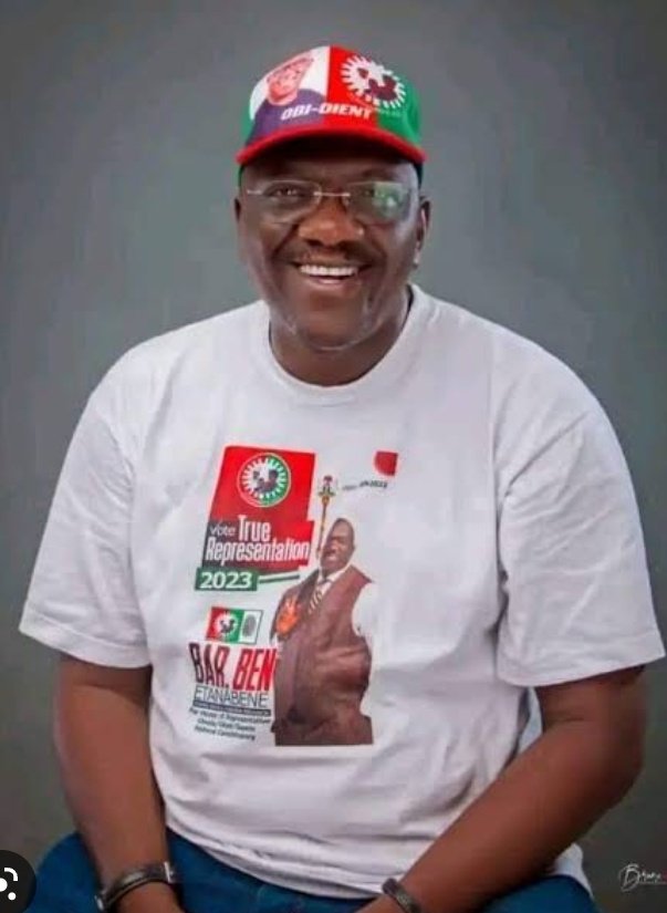PO_GrassRootM's tweet photo. Just in 

Benedict Etanabene of LP has won the House of Representatives election for Okpe, Sapele, Uvwie Federal Constituency of Delta state. With 37,107  votes, he defeated the PDP's Oboro, who got 29,917 &amp; the APC's Baro with 22,388 votes.  

Congratulations to him and LP. https://t.co/DLjR2ASol2