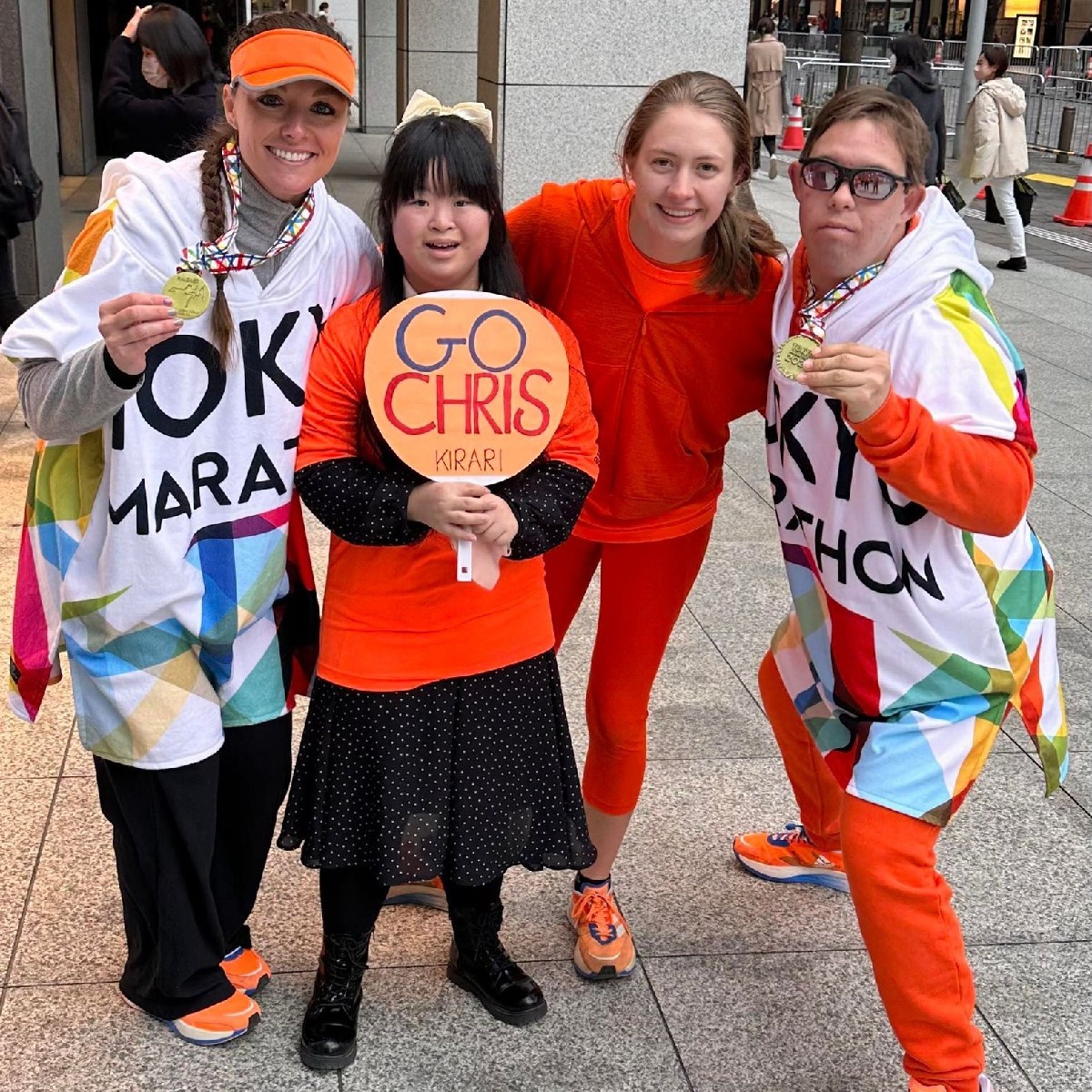 SpecialOlympics's tweet photo. Tokyo Marathon Finisher🏅and Champion Ambassador @ChrisNikic finished his third marathon today in 5:51:12🏃♂️. Chris is on his way to being the first person with Down Syndrome to complete all six @WMMajors #runner321 #InclusionRevolution 📷 https://t.co/tiHgogdUdI