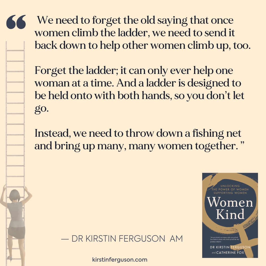 kirstinferguson's tweet photo. This #IWD, be a net thrower not a ladder climber.

#IWD2023 #leadership #womeninleadership https://t.co/CP4pNPLpYK