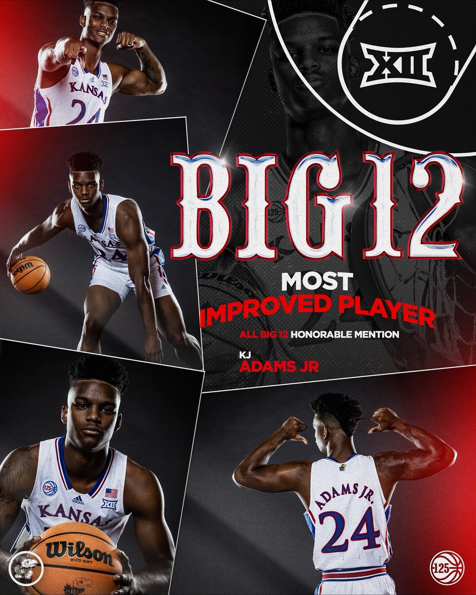KUHoops's tweet photo. .@kj_atx grabs 𝗠𝗼𝘀𝘁 𝗜𝗺𝗽𝗿𝗼𝘃𝗲𝗱 Player and All-Big 12 Honorable Mention 🙌 https://t.co/ol0Oc6Iic9