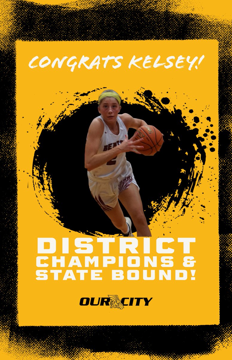 GriffonWBB's tweet photo. 𝓢𝓽𝓪𝓽𝓮 𝓑𝓸𝓾𝓷𝓭!

S/O to #FutureGriff @KelseyRJ23 on her 3⃣rd straight District Title &amp; trip to the Class 4 State Tournament w/ 
@BentonLadyHoops!

#GriffUp🦁🦅 https://t.co/daciUizWvg