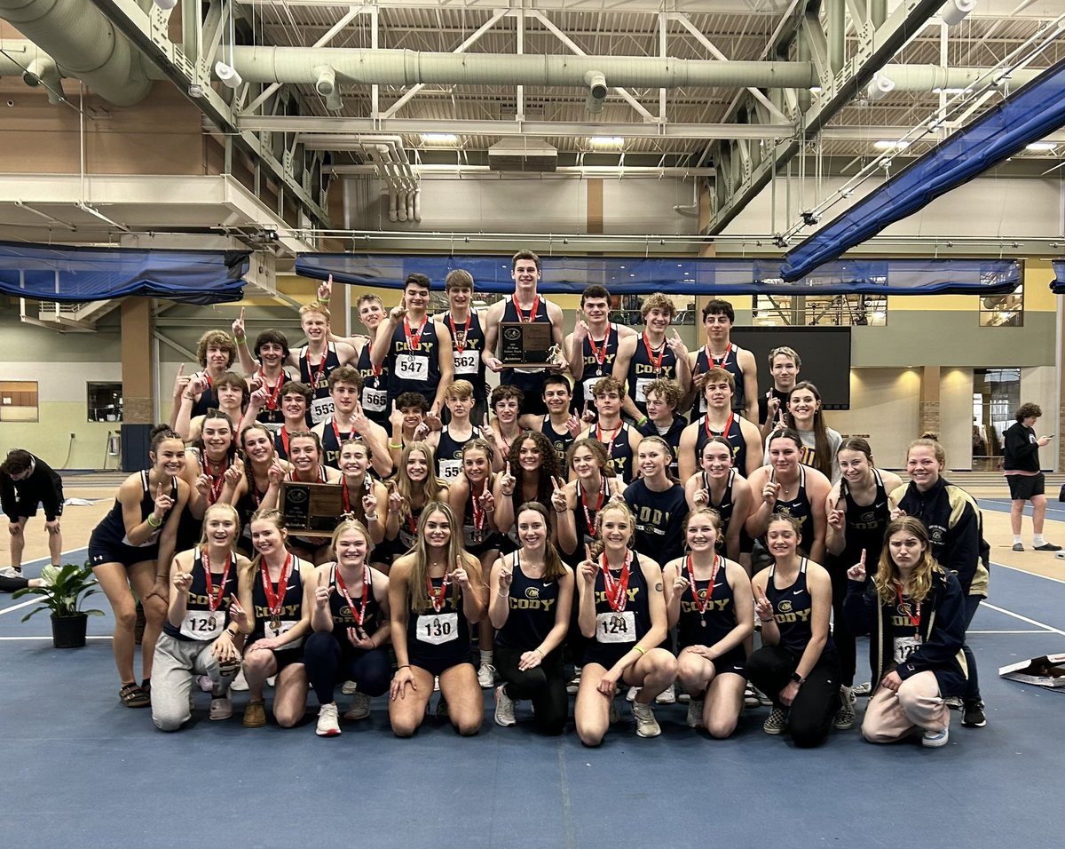 I’m so proud of my team  and everything we accomplished this season! Can’t wait for outdoor💙💛💙💛#statechamps