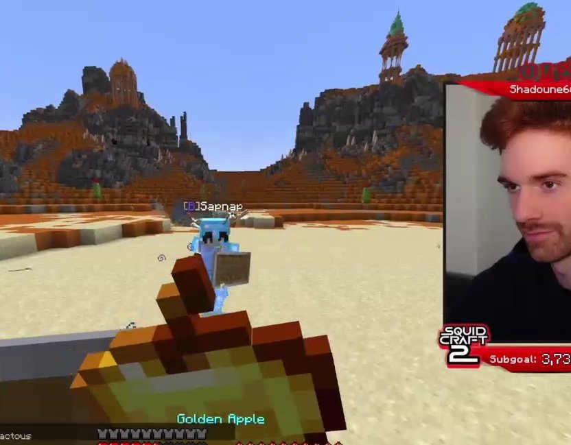 morxsc's tweet photo. mientras ustedes estan ardidos por todo lo de los squid

shadou y sapnap estan jugando pvp: https://t.co/xGmdau6pMb