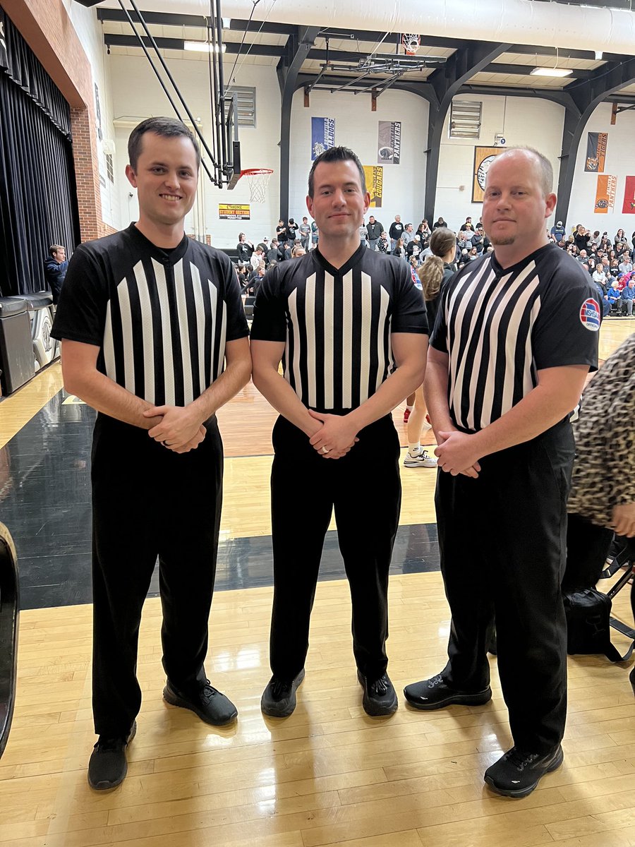 CBOA officials <a href="/SpencerKelly_17/">Spencer Kelly</a>, @ZeeOhGee, &amp; Adam Falloon officiated the Moberly @ Centralia girls district championship. <a href="/MSHSAAOrg/">MSHSAA</a>