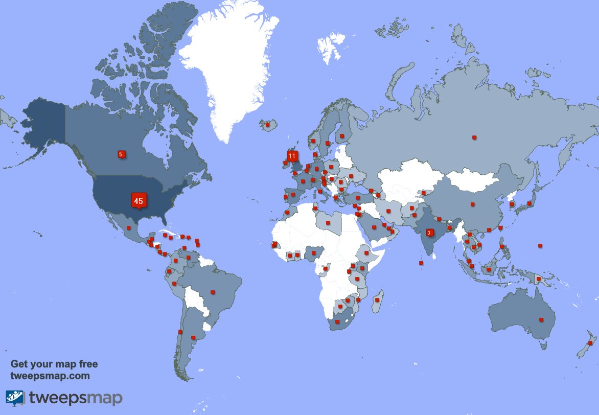 I have 1 new followers from USA 🇺🇸 last week. See tweepsmap.com/!CultursMag