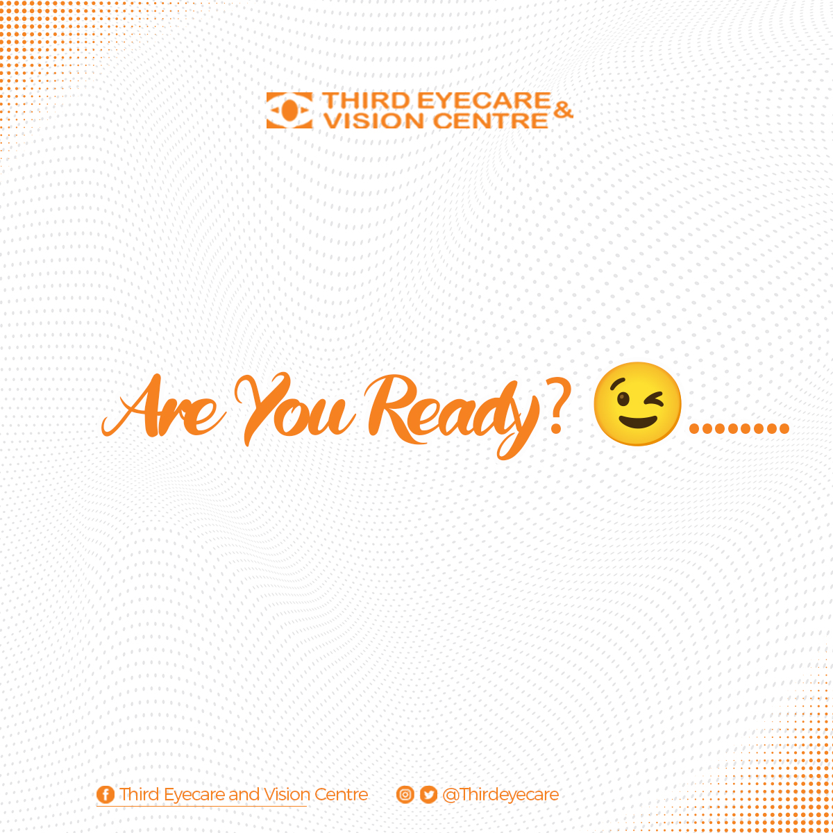 Something new is coming your way........

#thirdeyecareandvisioncentre #optometrist #eyecareprofessionals #quality #eyeweargh #eyecaresolutions #lenscleaning #doublevision #prescriptionglasses #healthinsurance #seegood