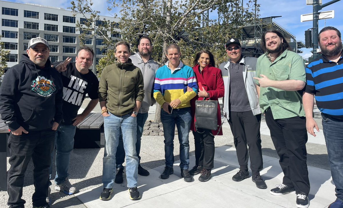 The homies: #AEWRevolution pre-game