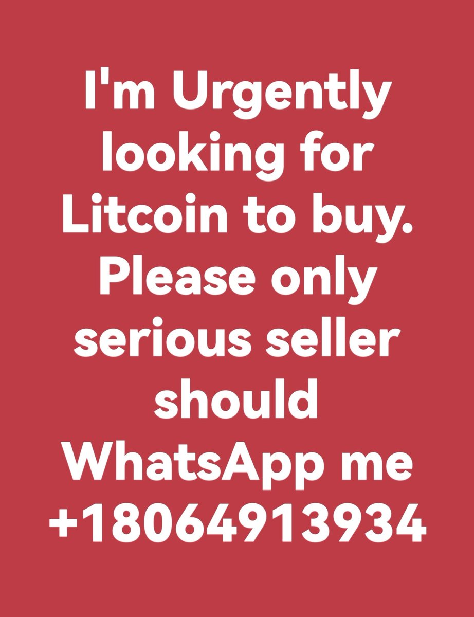 PZaprada's tweet photo. @LTCFoundation Urgent litecoin seller needed https://t.co/ojX4tGjR8T