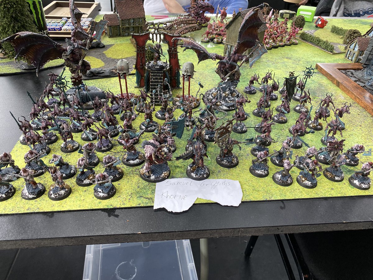 GazOfAllTrades's tweet photo. The #SigmarSpiceRack has closed and what a weekend. Great players and armies all round. An absolute pleasure to host, i see why people do it 😂

Pictures i didn’t post including awards will come out once i slept a bit. Here’s to more! #warhammer #ageofsigmar #WarhammerCommunity https://t.co/cdAN6FTCrw