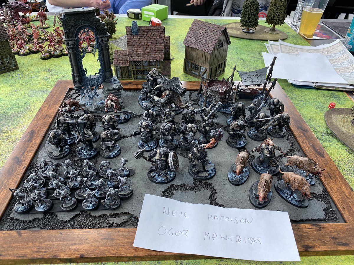 GazOfAllTrades's tweet photo. The #SigmarSpiceRack has closed and what a weekend. Great players and armies all round. An absolute pleasure to host, i see why people do it 😂

Pictures i didn’t post including awards will come out once i slept a bit. Here’s to more! #warhammer #ageofsigmar #WarhammerCommunity https://t.co/cdAN6FTCrw