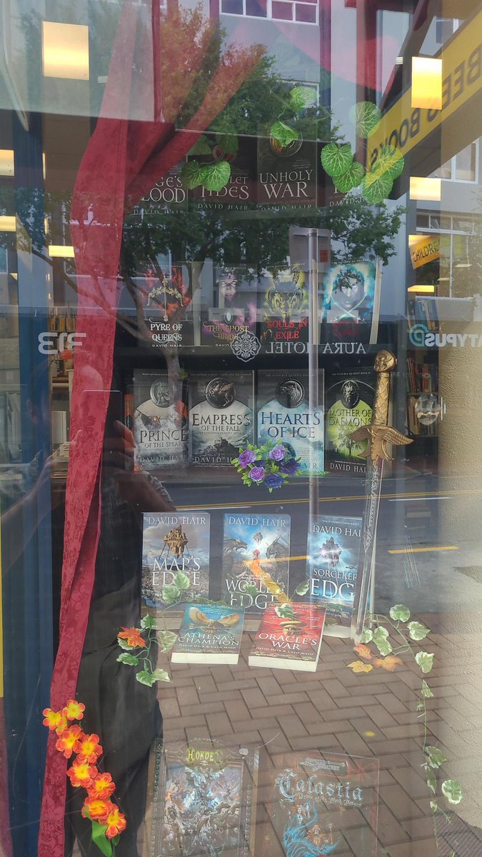 In the window at the fabulous Arty Bees bookshop in Wellington