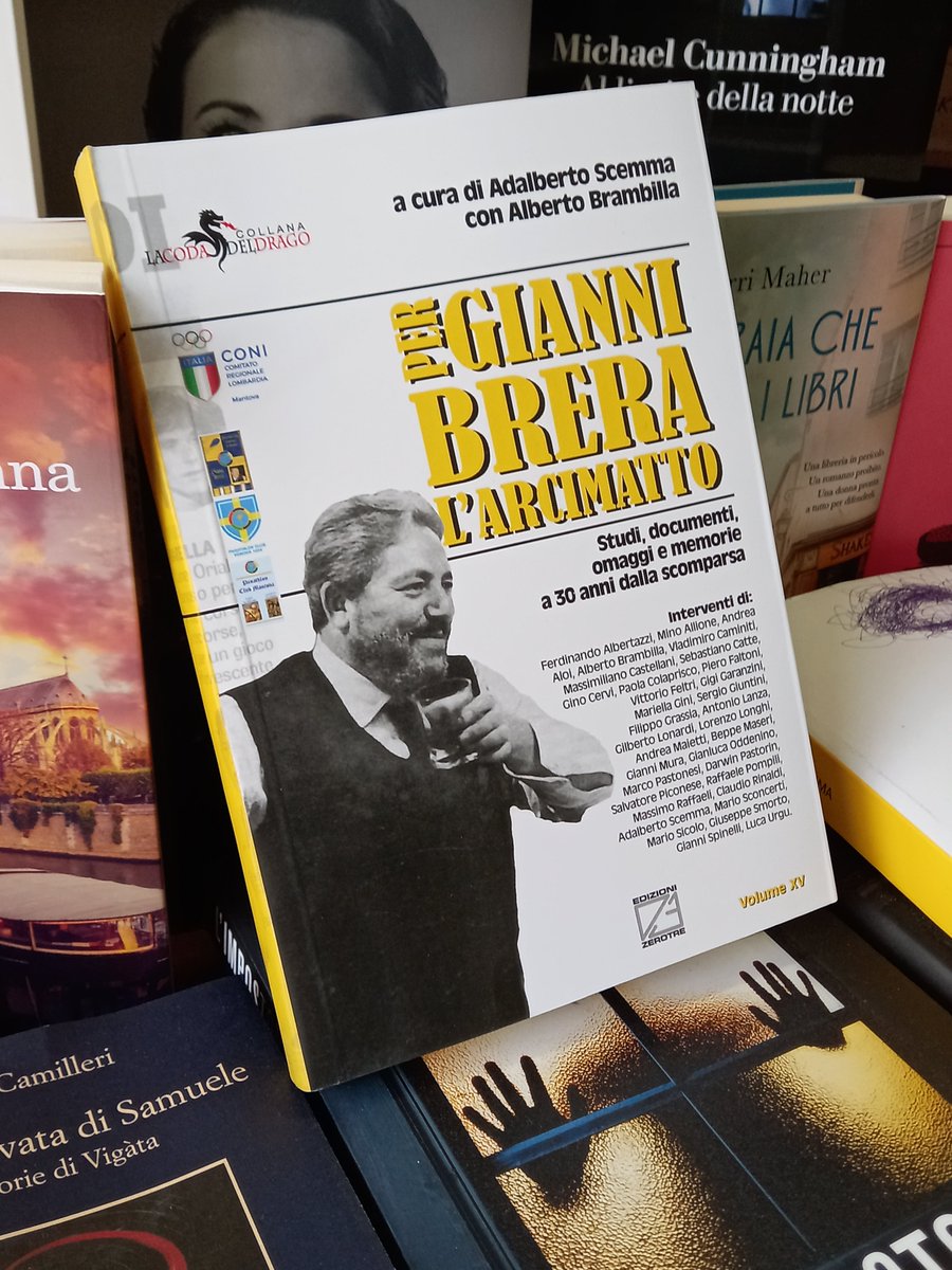 Piconese's tweet photo. Il libro che, insieme alle firme più prestigiose del giornalismo e della letteratura sportiva, abbiamo scritto per ricordare Gianni Brera, l'Arcimatto.

#giannibrera #arcimatto
#giornalismosportivo 
#letteraturasportiva https://t.co/iOUqSNanEb