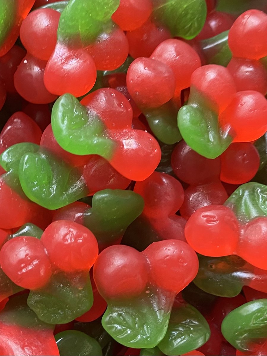 Do these cherries count as part of your 5 a day? #traditionalsweets #sweets #sweetshop #buyonline helmsleysweets.co.uk #buylocal #northyorkshire