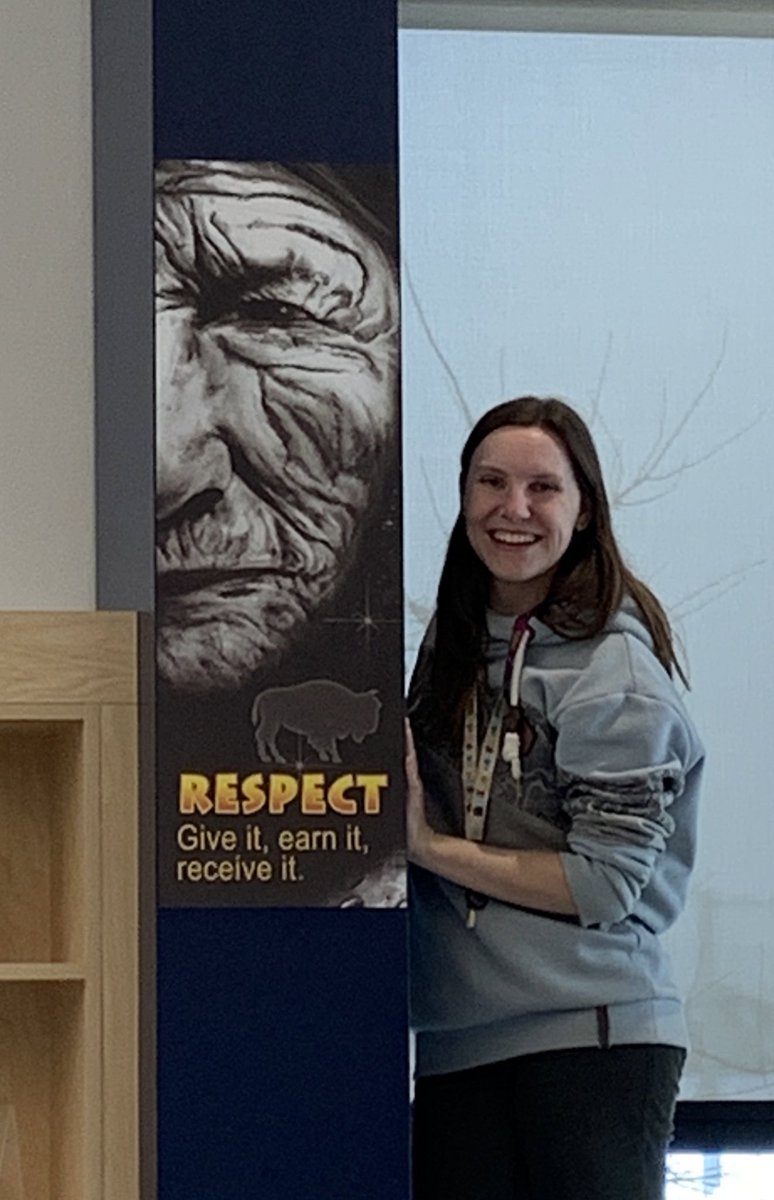 Indigenous Ways of Being and Knowing displayed themselves in a beautiful poster collection that arrived this week. The challenge?Choosing what to display first! This poignant ‘Respect’ represented by Spirit Animal-Bison seems a perfect starting point and foundation#BisonRunReads