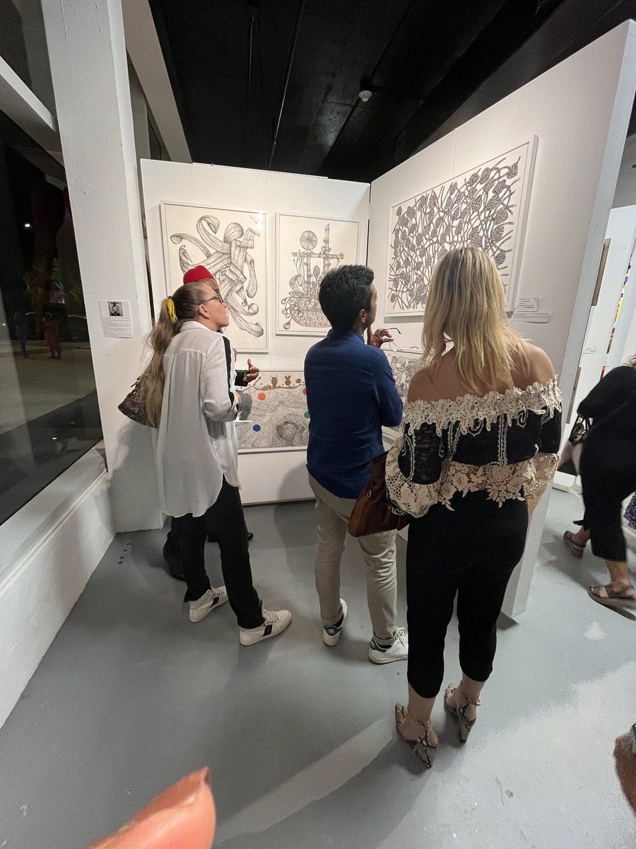 SamuelEtoh3's tweet photo. Pictures from my first international exhibition in Cayman island.

#F1 #BBTitans2023 #samueletoh https://t.co/xvicx0f0eh
