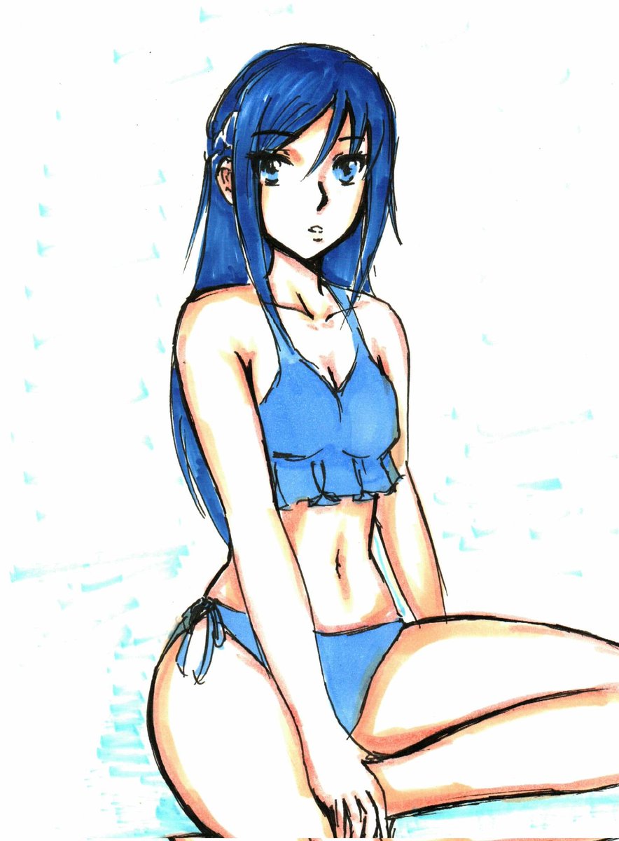菱川六花 「#1日1六花(65)出勤前ラクガキ。 」|沖庵のイラスト