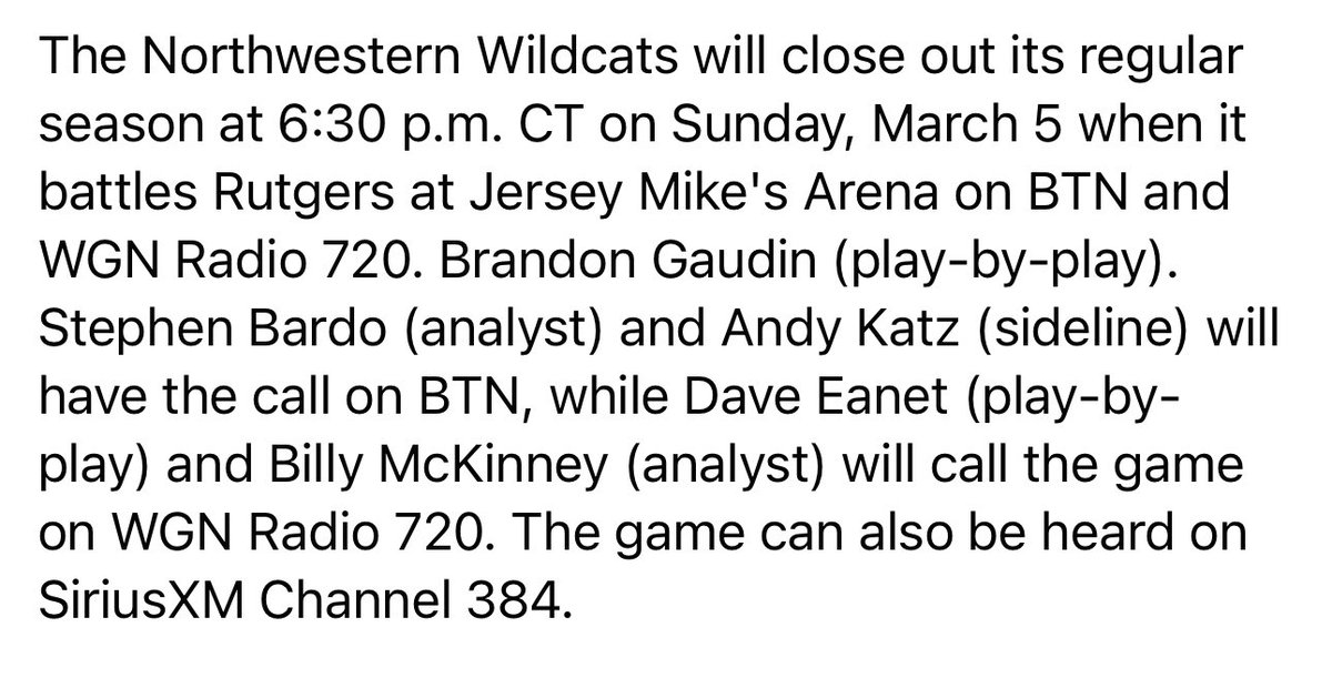 Cats @ Rutgers