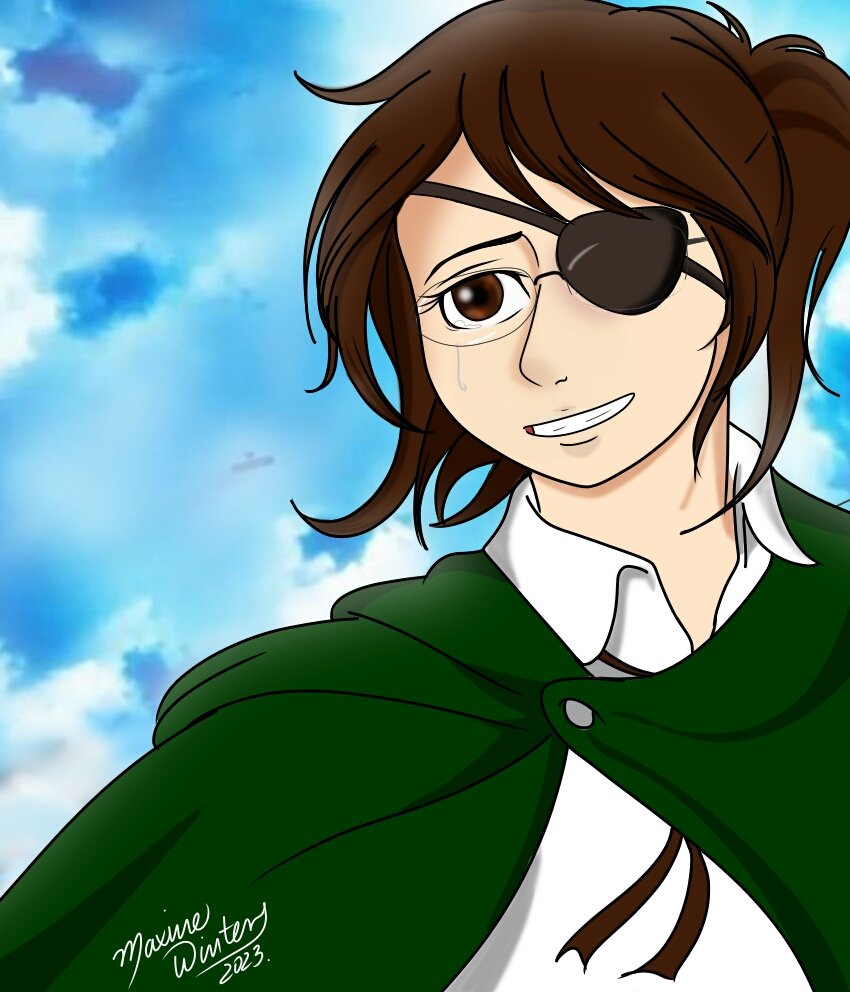 MWintersArts's tweet photo. Hange.

#ShingekiNoKyojin #SNK #ShinzouWoSasageyo #Hange https://t.co/aNO4FXNIzD