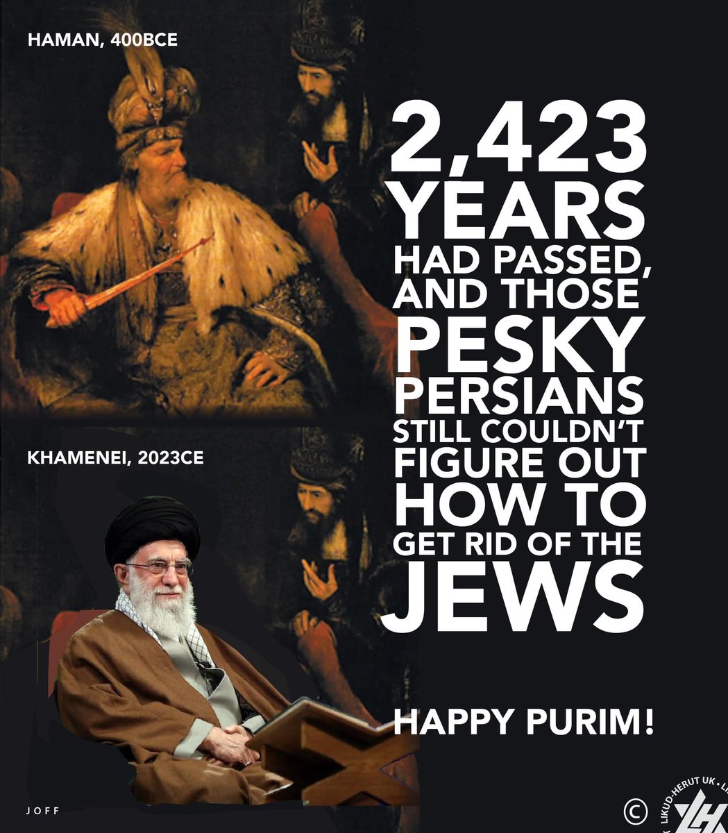 ...and they never will. Happy Purim, March 6-7th 2023
#purim #happypurim #AmYisraelChai
