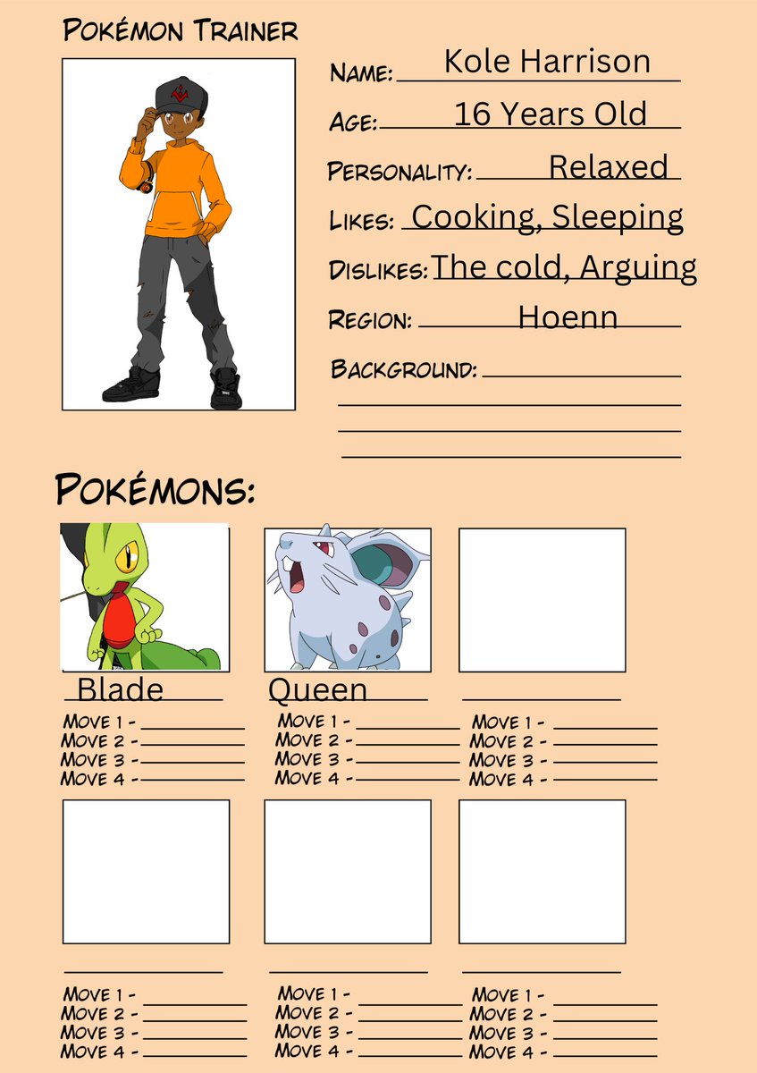 Kaloiu2's tweet photo. @Loki159_ArtWork https://t.co/y7ndIrPv0c 

Hello there I have used what you've sent and since I couldn't fit a whole lot into the sheet you gave, I made a simple docs to explain in further detail if you were interested in knowing more about the character. https://t.co/5faKelJ7Rg
