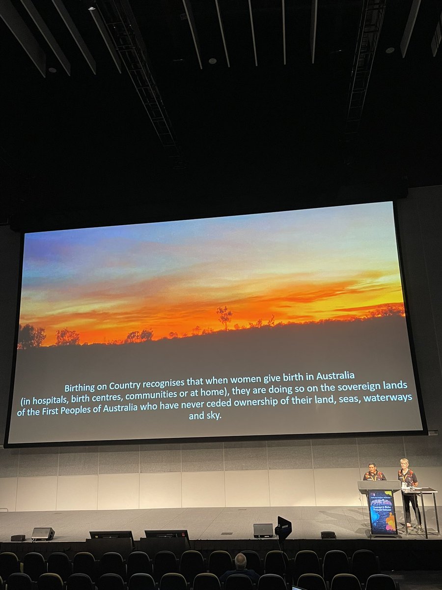 The amazing @KildeaSue @DrRoey01 speaking about the need to implement birthing on country services! This is so important! #PSANZ2023 @mypsanz 👏🏽