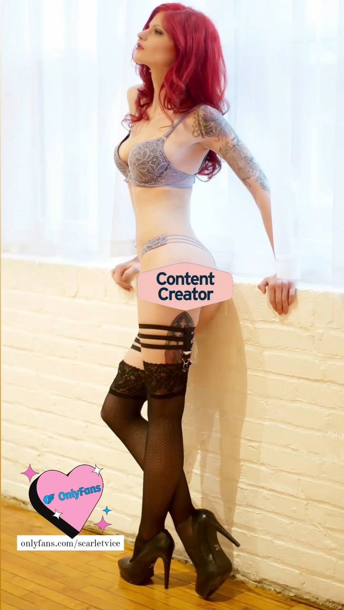 Are following my <a href="/OnlyFans/">OnlyFans</a> page yet?! #Subscribe for Free 💋 onlyfans.com/scarletvice ❣️
•
#scarletvice #onlyfans #followforfree #tattooedmodel #model #girlswithink #inkedwomen #tattooedwomen #fansonly #contentcreator #lingerie #boudior #thighgarters #malice #redhead #playboy
