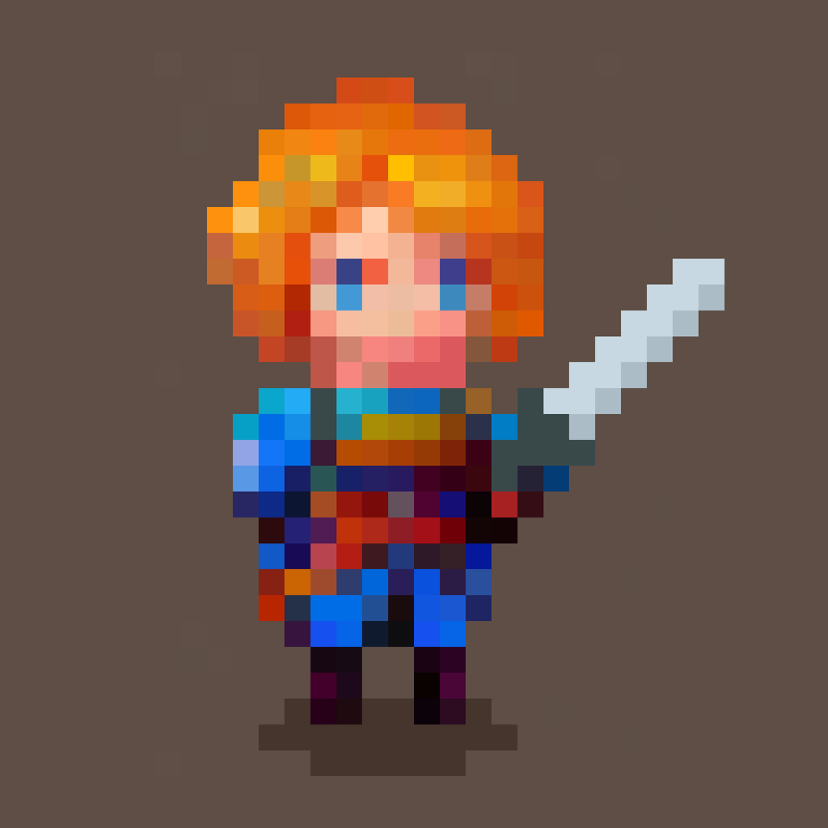 DeSoPixelRobot's tweet photo. Little Warrior
by (@)PixelRobot https://t.co/B49wPgEvuk